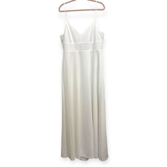 Lulus Forever a Fairytale White Lace Sleeveless Maxi Dress – Approx Size XL - Picture 4 of 9